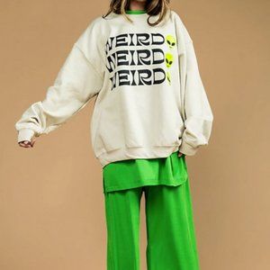 Dressed in LaLa Oversized Weirdo Pullover